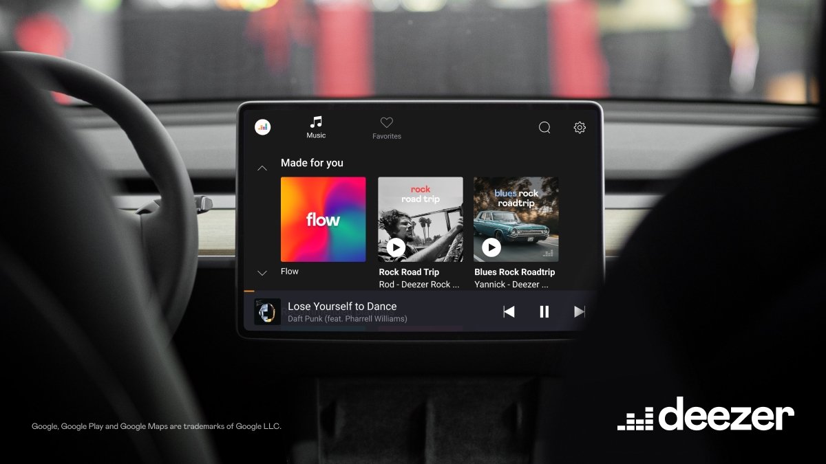 Deezer Android Automotive