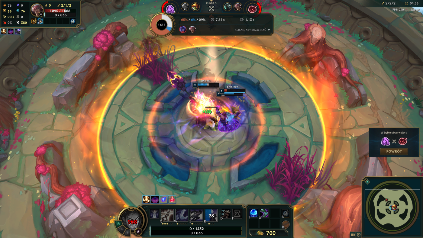 areny w league of legends