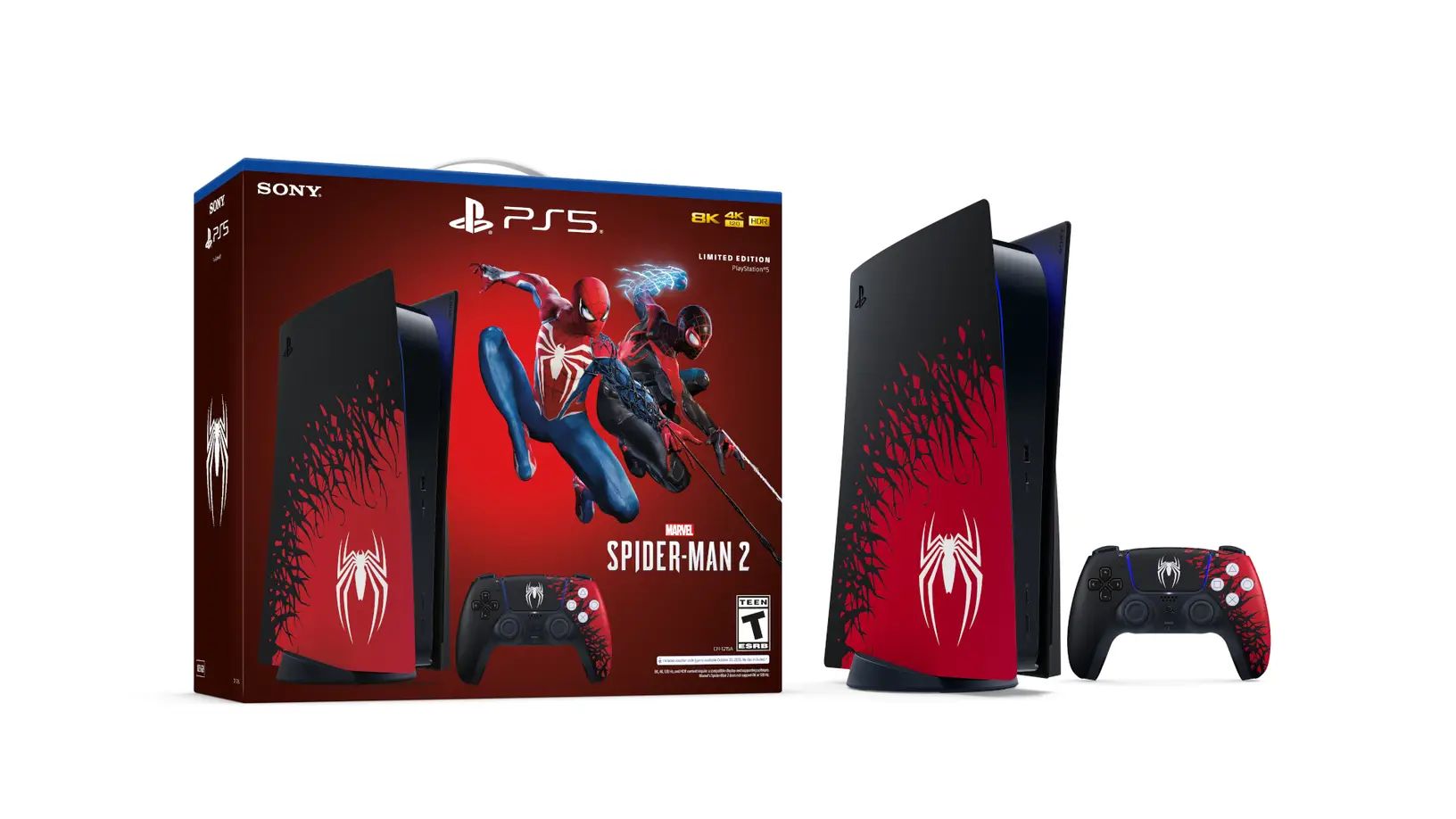 Sony playstation 5 spider man 2 edycja limitowana grafika