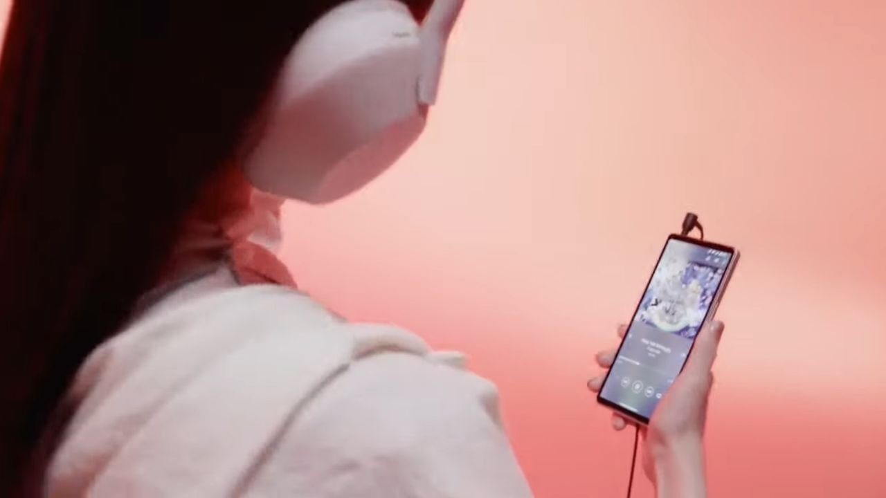 smartfon sony xperia 5 v grafika