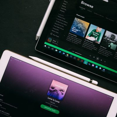 Serwis "Spotify" na Ipadzie