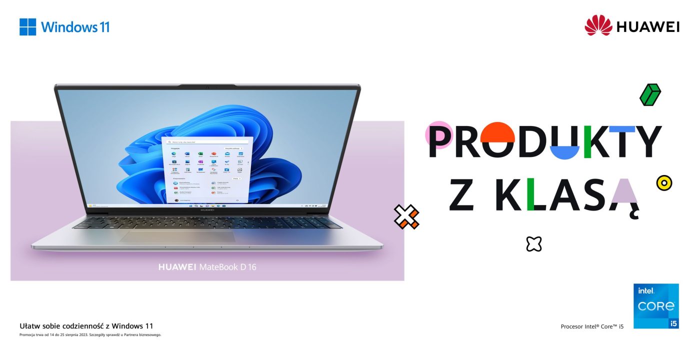 huawei promocja produkty z klasa laptop