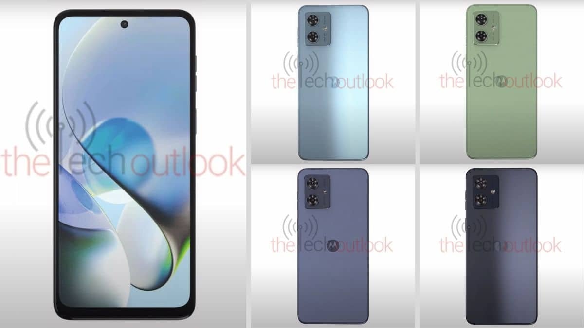 smartfon Motorola moto g54 renders