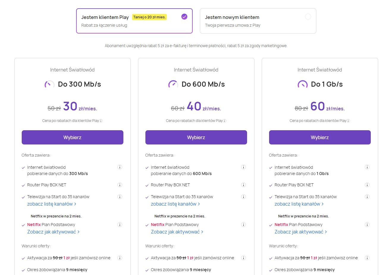 Play nowa oferta na internet światłowodowy dla studentów 2023 fot. Tabletowo.pl
