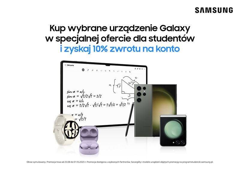Samsung promocja student