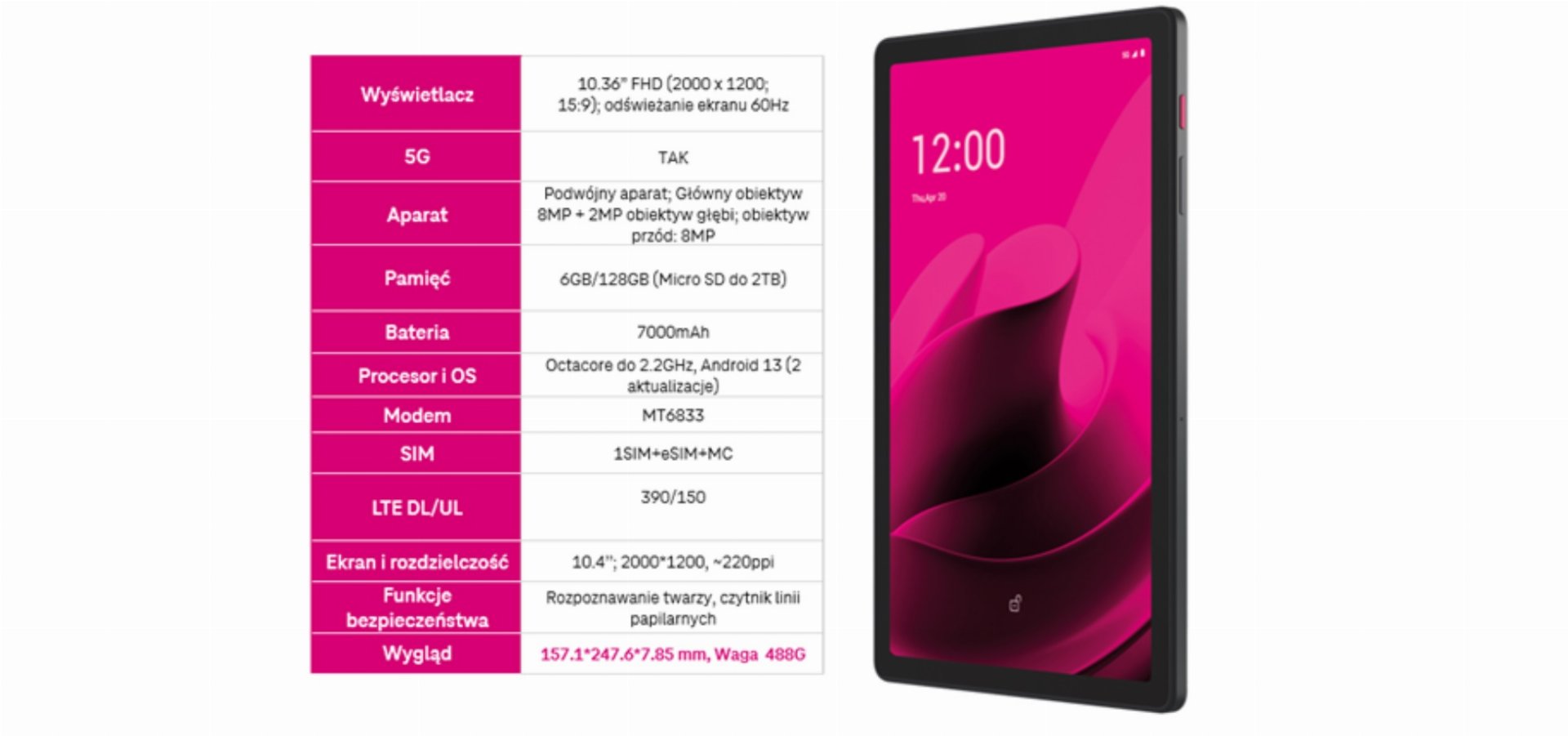 T-Mobile T Tablet 2023
