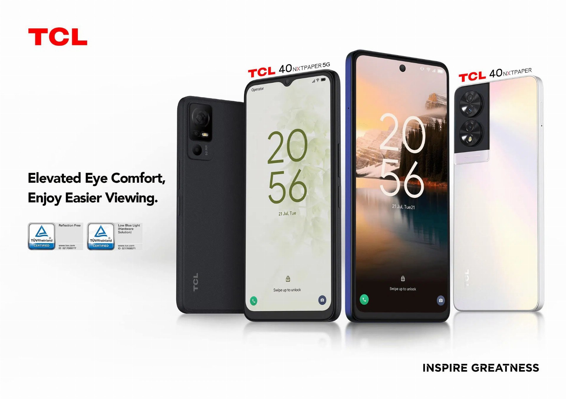TCL 40 NXTPAPER i TCL 40 NXTPAPER 5G (fot. TCL)