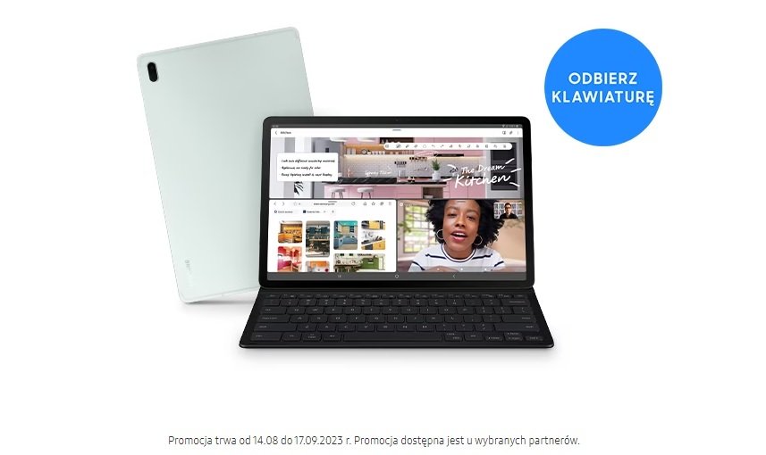 promocja Samsung Galaxy Tab S7 FE klawiatura w prezencie gratis za darmo 8-9.2023 fot. Tabletowo.pl
