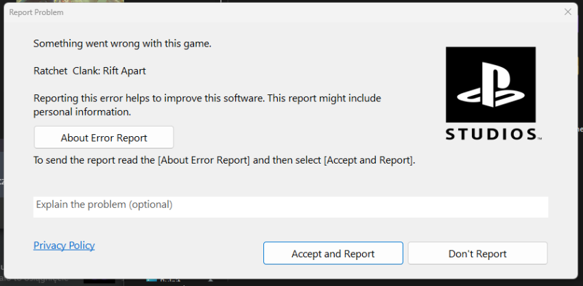 Ratchet & Clank: Rift Apart recenzja portu PC - błędy