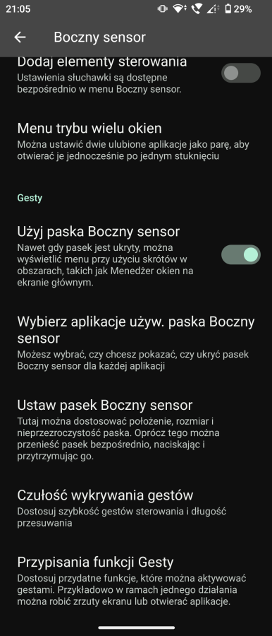 Recenzja Sony Xperia 5 V - System operacyjny