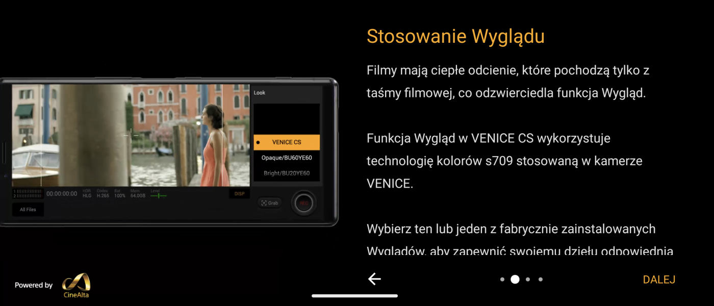 Recenzja Xperia 5 V - Cinema Pro - Kręcenie filmów Wideo