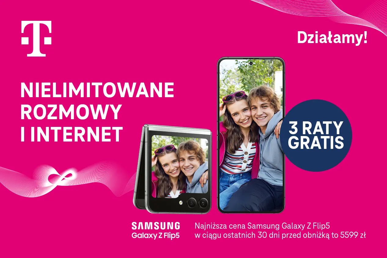 Promocja na Samsunga Galaxy Z Flip 5 w T-Mobile 