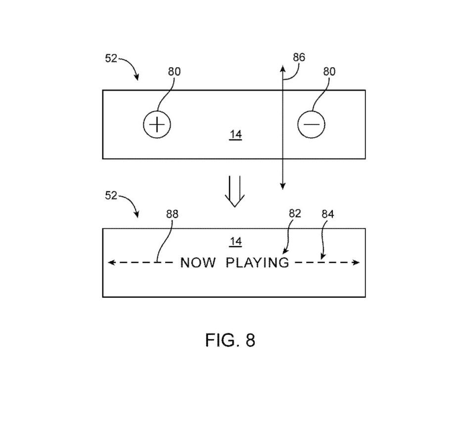 apple iphone patent wyswietlacz zamiast guzików bocznych