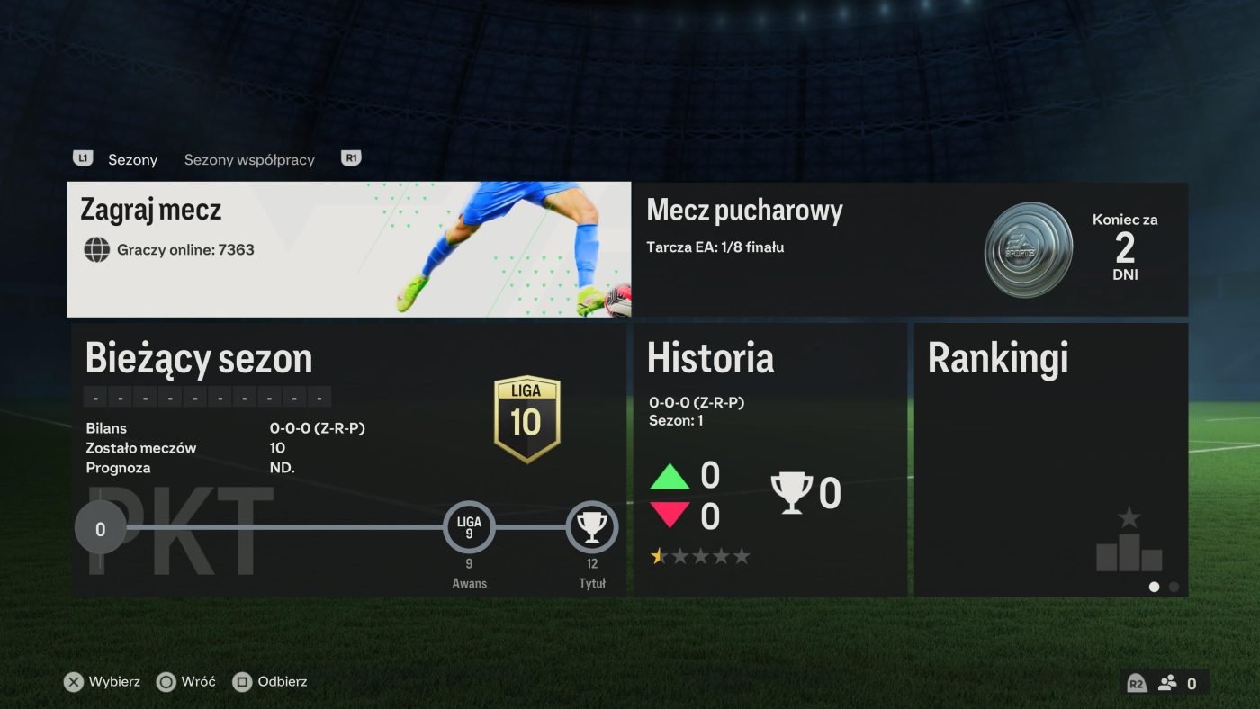 ea sports fc 24 screen