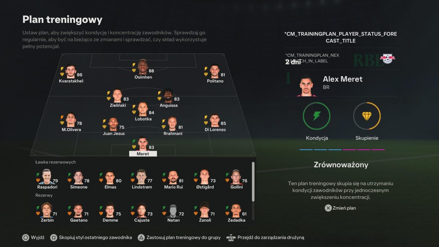 ea sports fc 24 screen