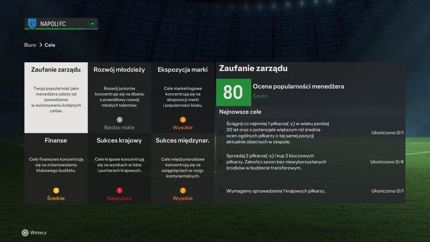 ea sports fc 24 screen