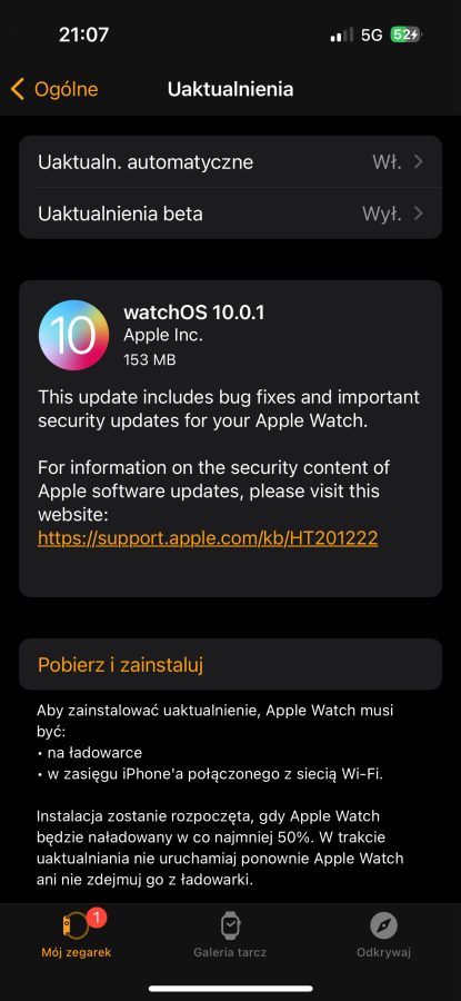 watchOS 10.0.1