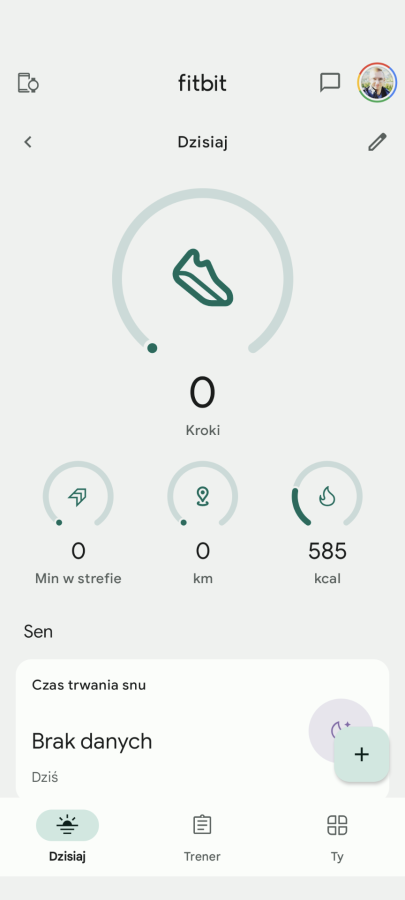 Brak synchronizacji Fitfbit