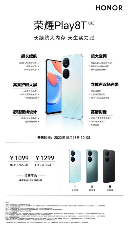 Honor Play 8T