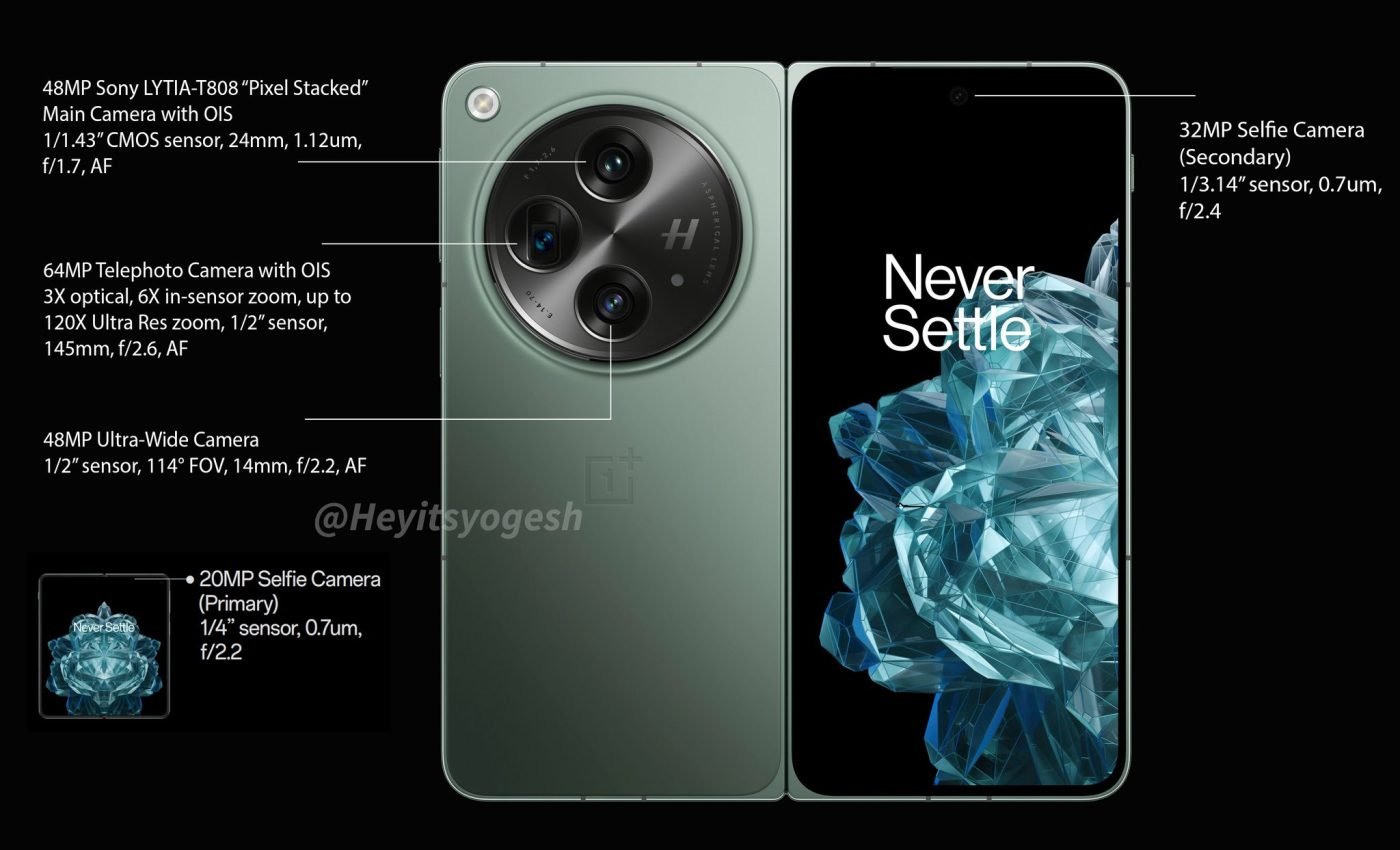 OnePlus Open aparat camera specs