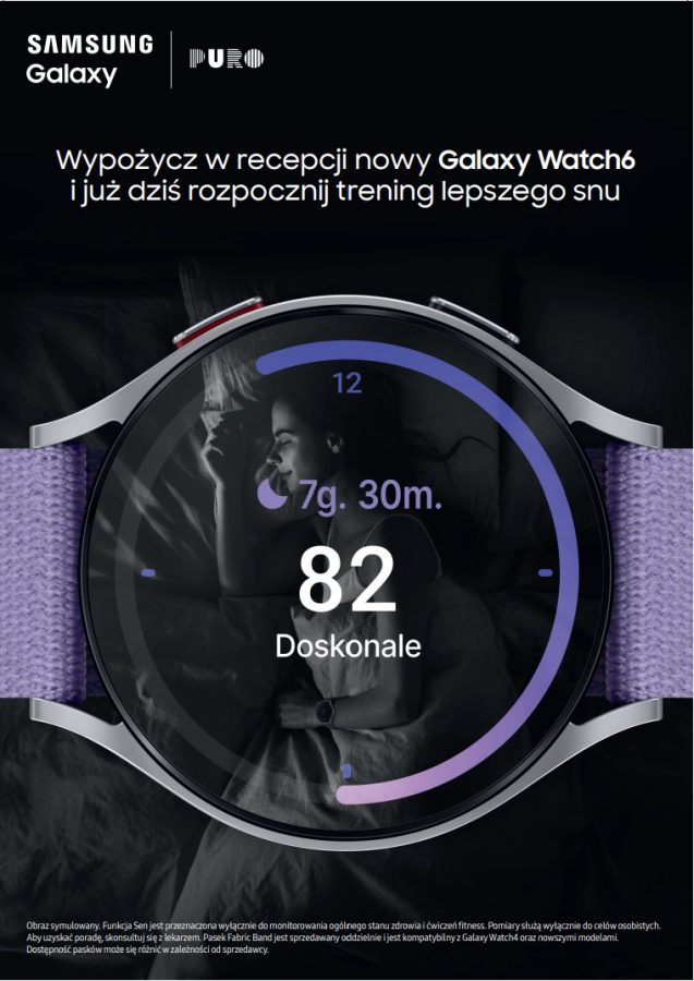Samsung Galaxy Watch 6 hotele PURO współpraca