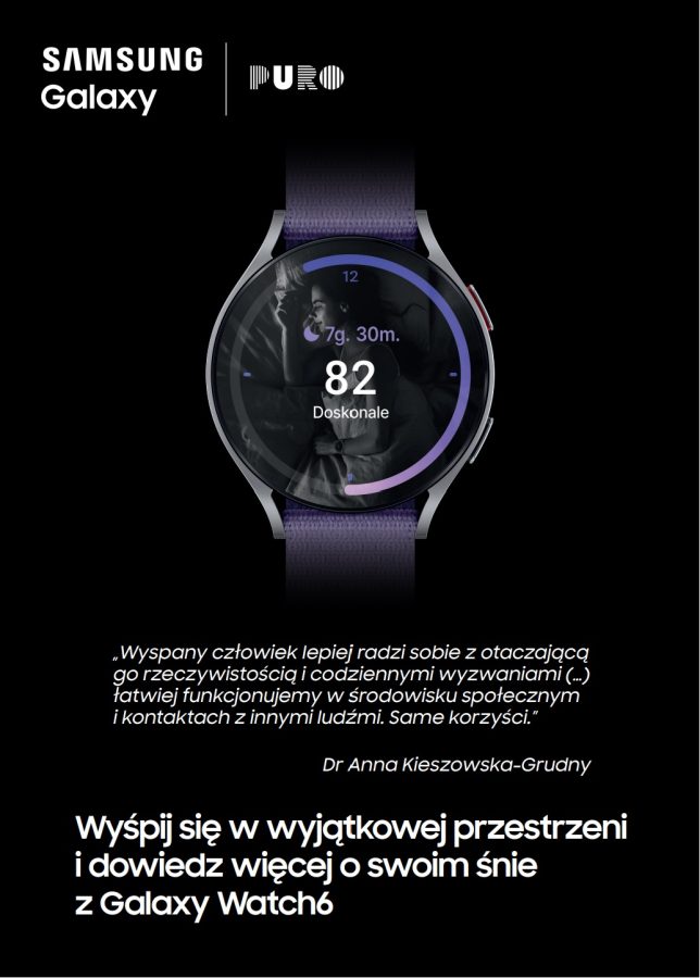 Samsung Galaxy Watch 6 hotele PURO współpraca