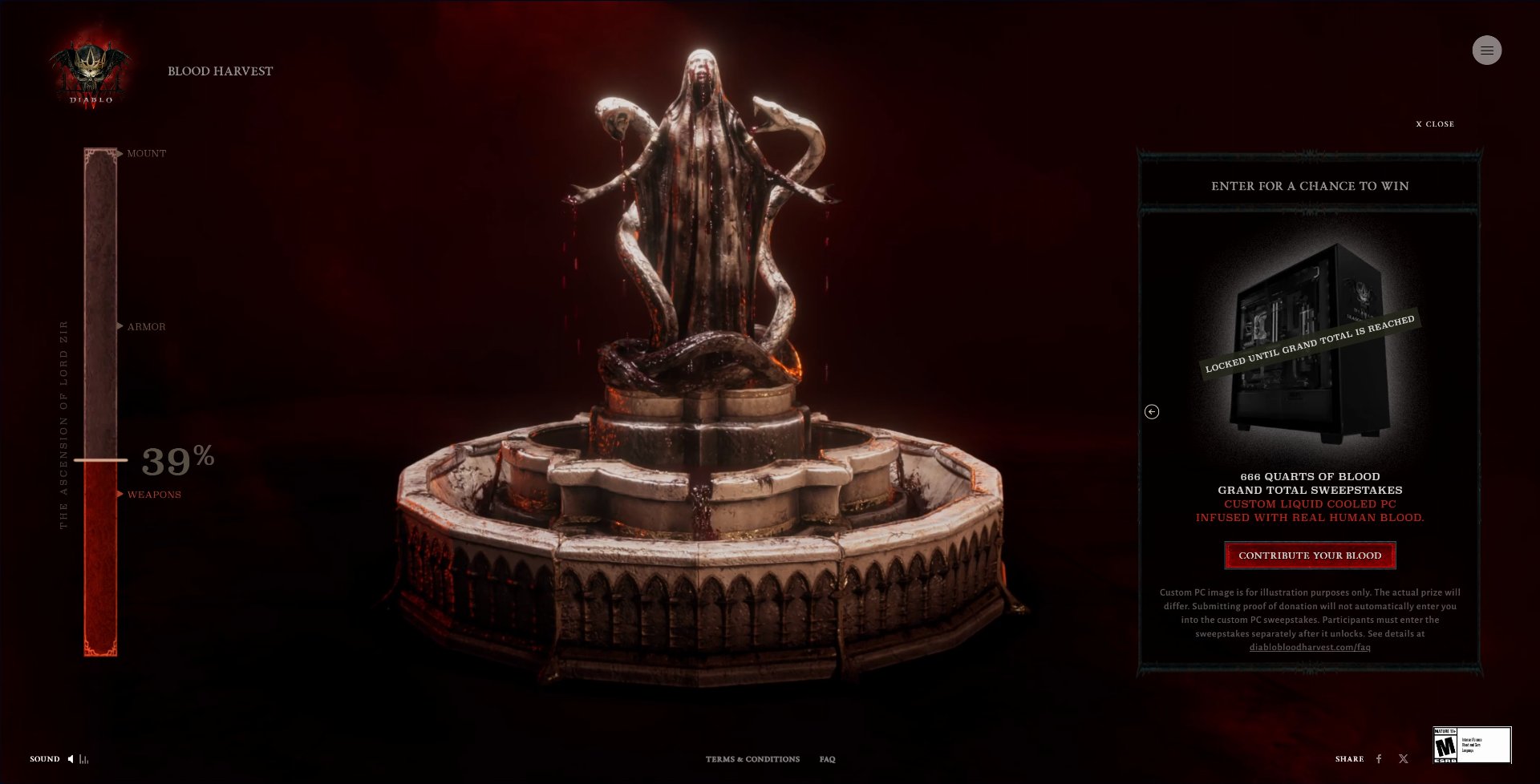 diablo iv promocja sezon krwi pc z krwią