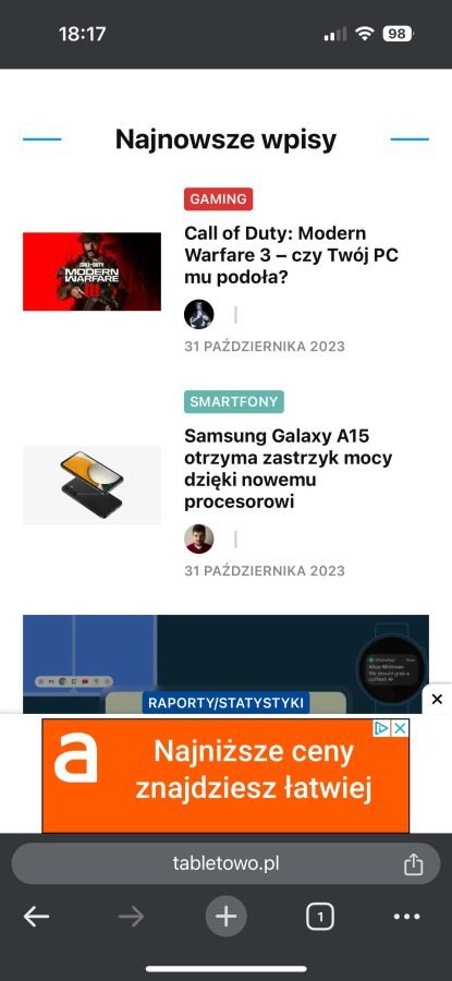 Google Chrome iOS
