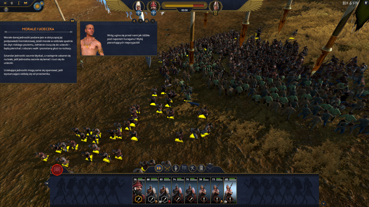 total war pharaoh screen
