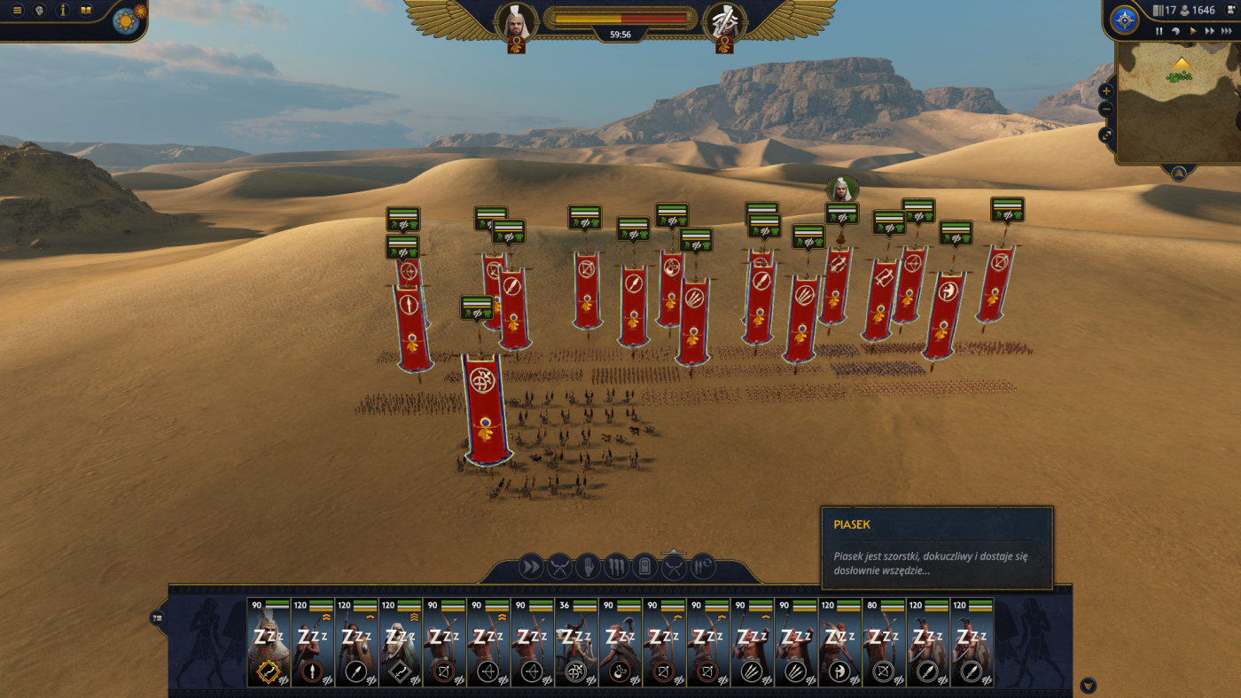 total war pharaoh screen 