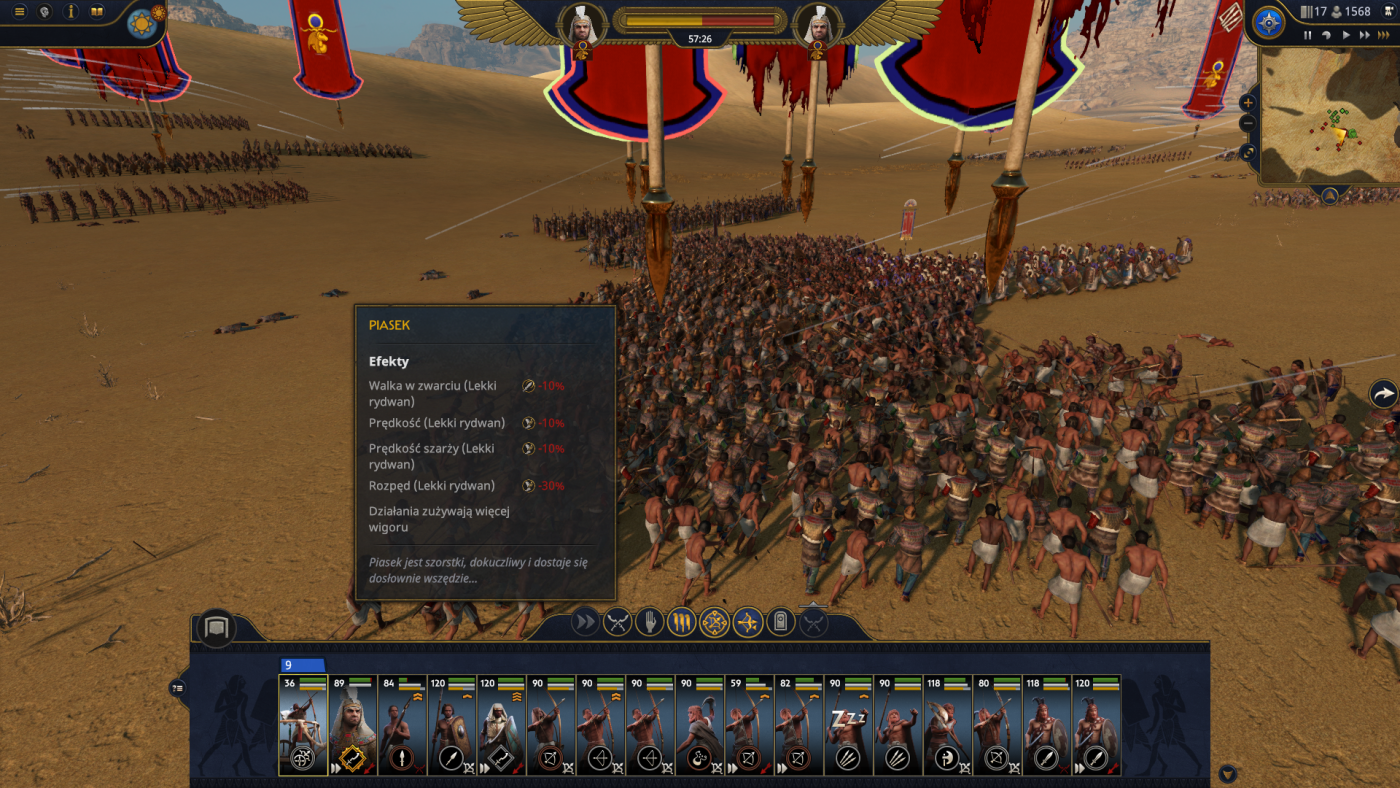 total war pharaoh screen 