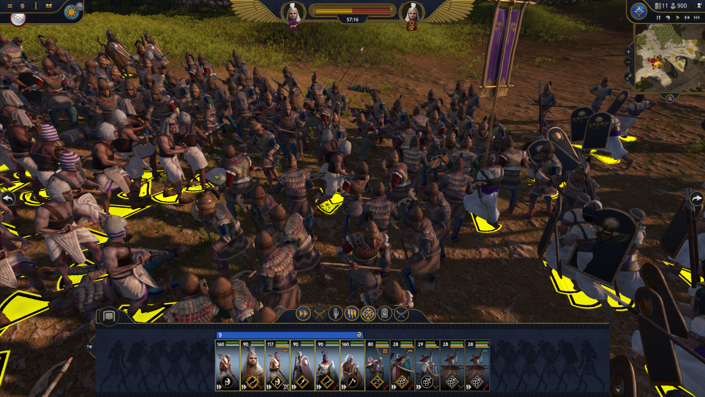 total war pharaoh screen