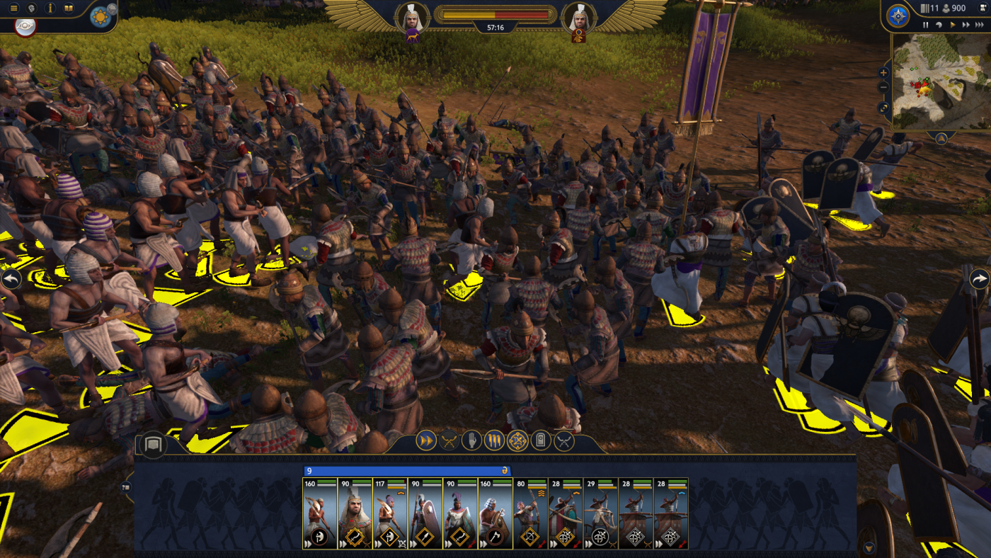 total war pharaoh screen 