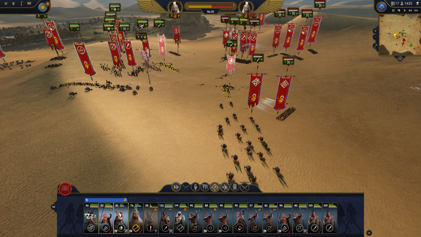 total war pharaoh screen 