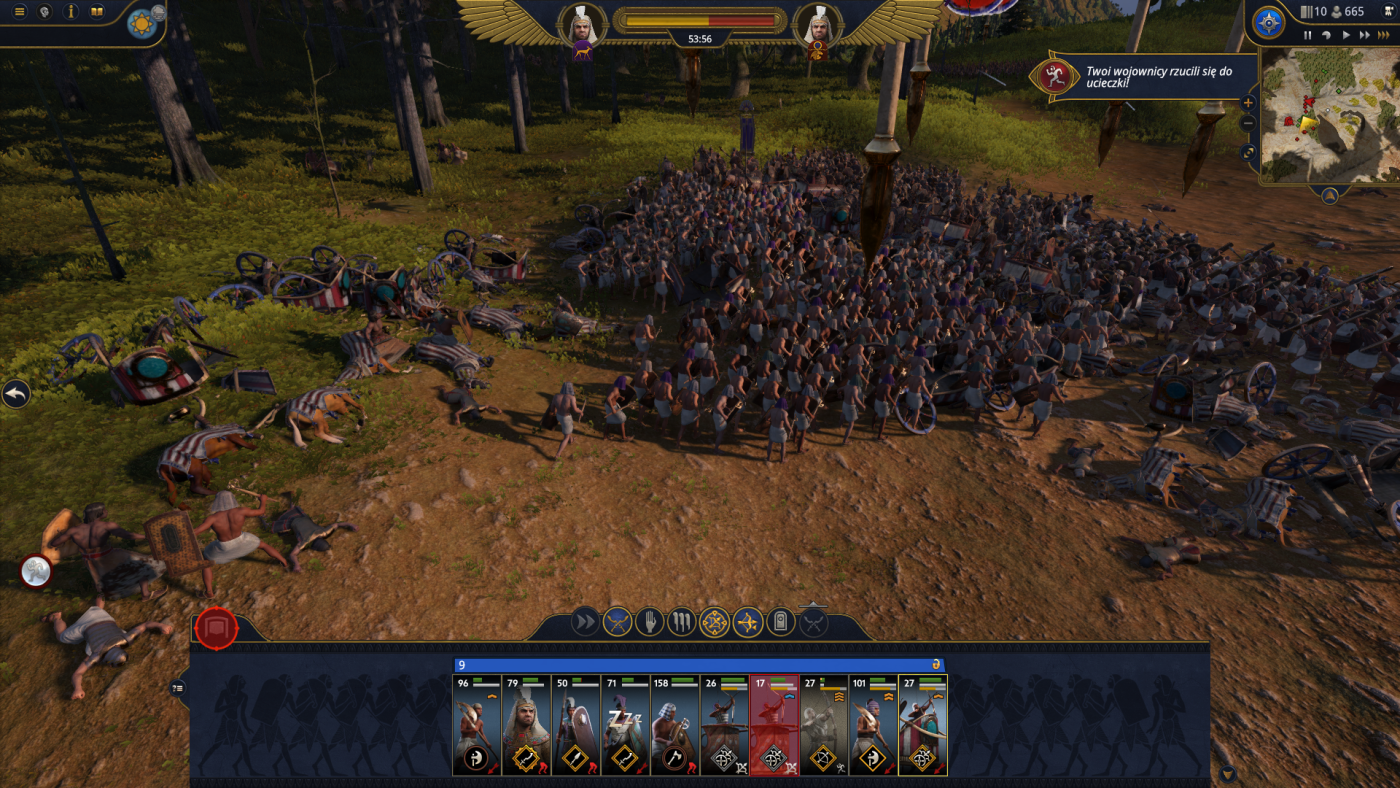 total war pharaoh screen