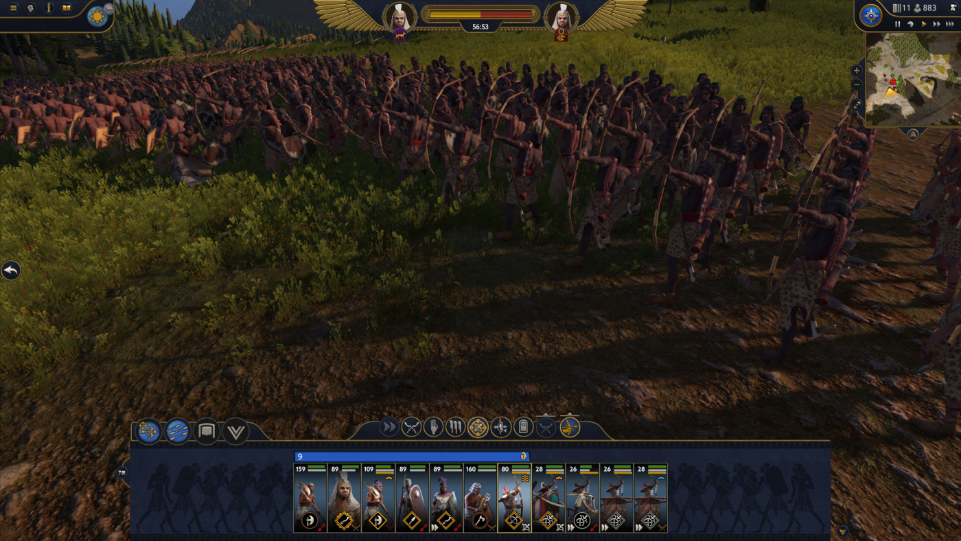 total war pharaoh screen 