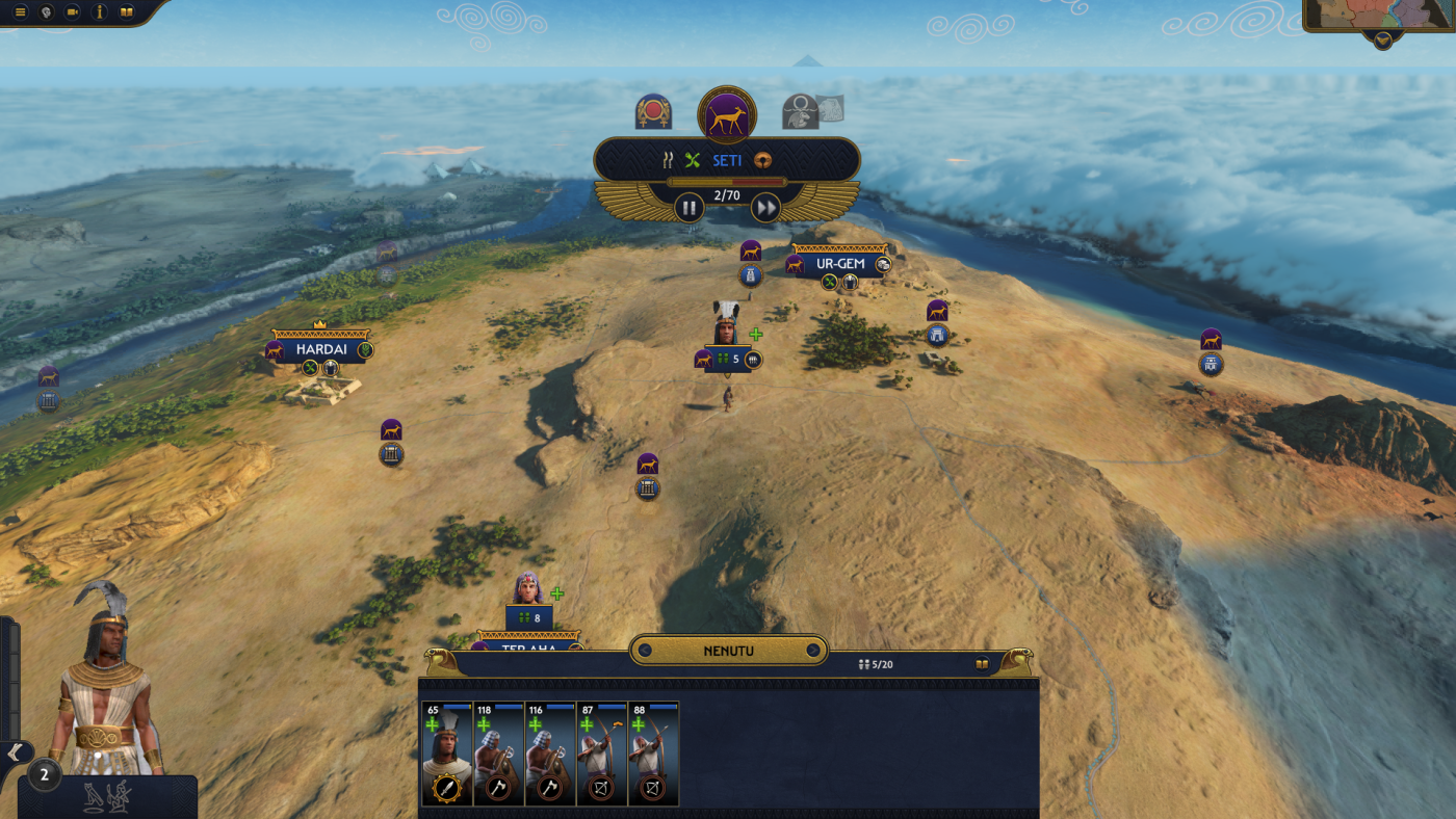 total war pharaoh screen 