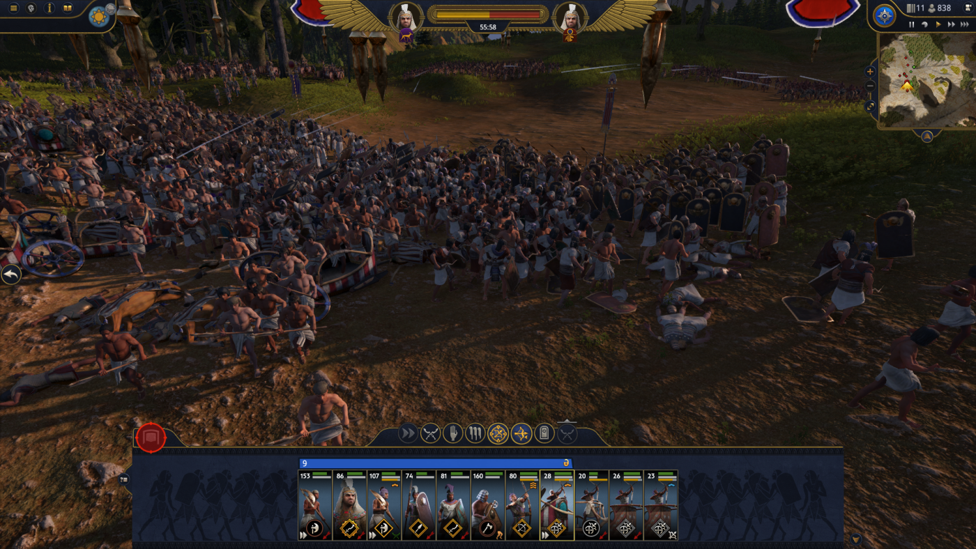 total war pharaoh screen 