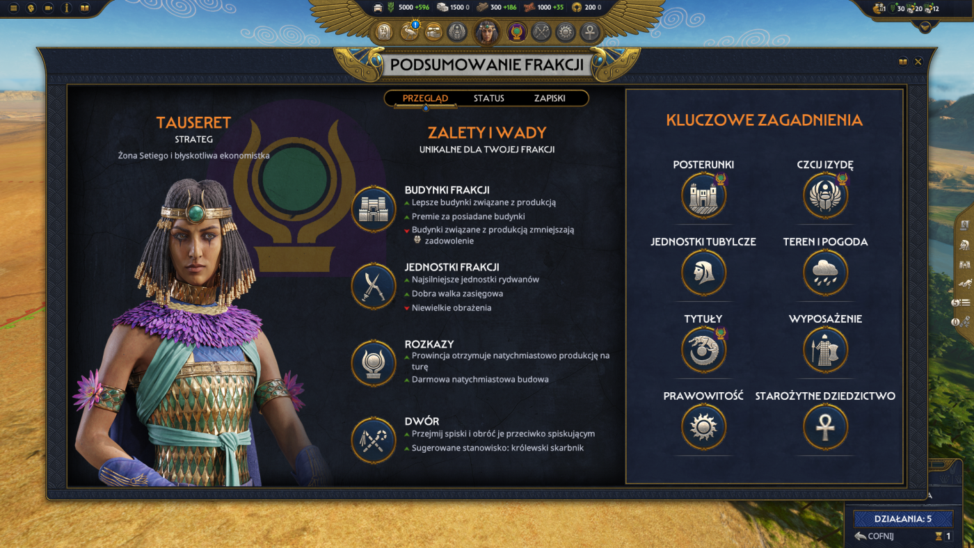 total war pharaoh screen 