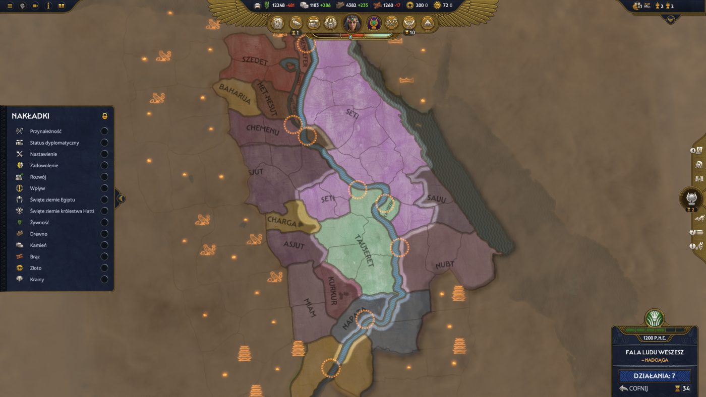 total war pharaoh screen