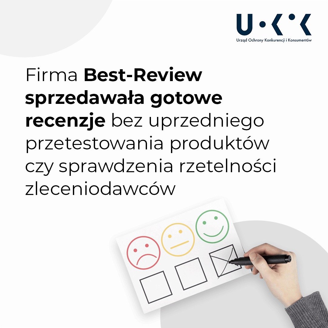 UOKiK - Best-Review Leszno sprzedawało recenzje