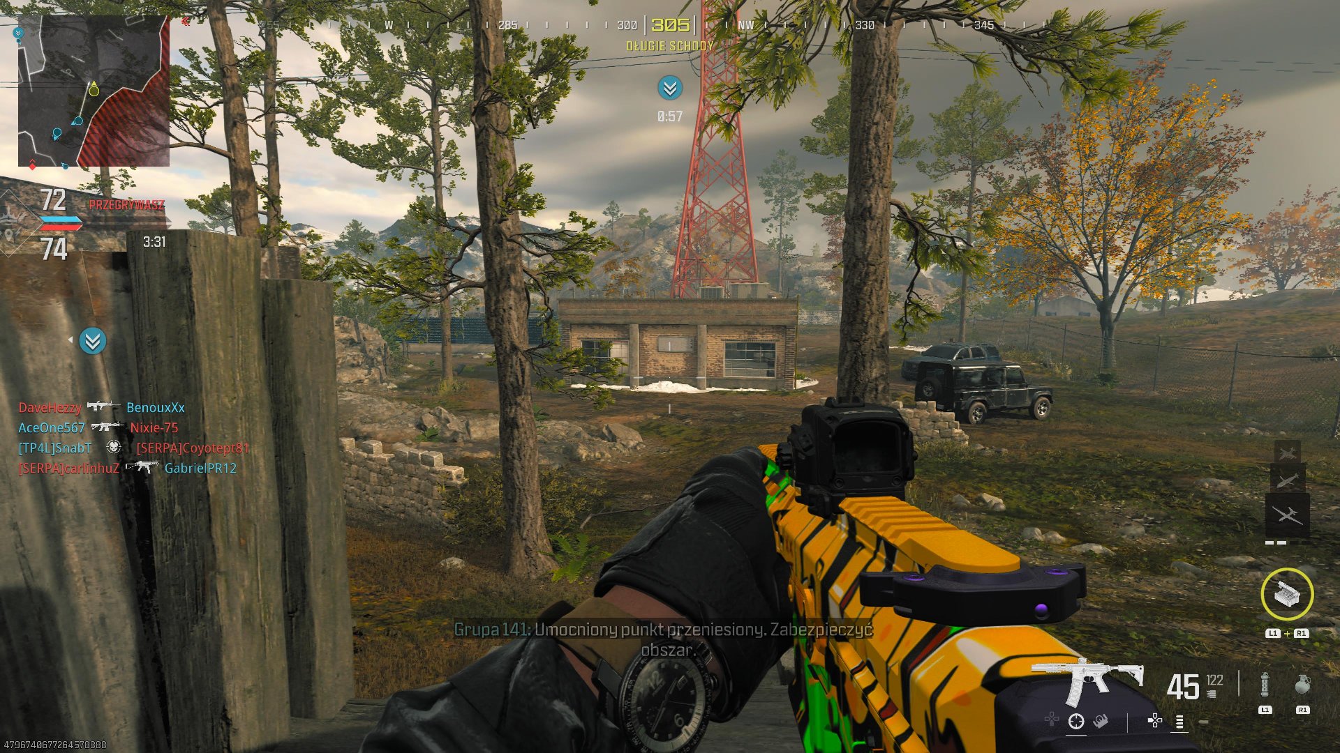 Screen Call of Duty: Modern Warfare III bron multi skin