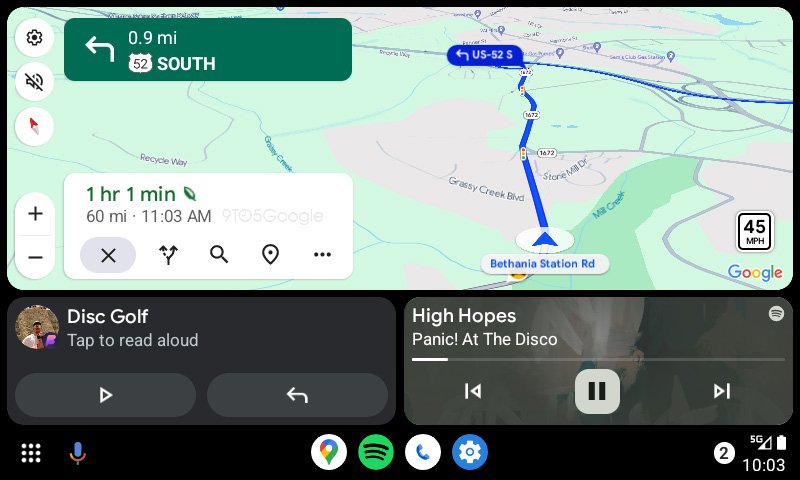 Mapy Google w Android Auto nowe kolory