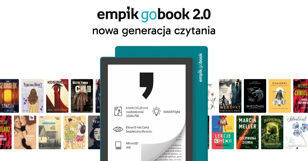 empik gobook 2.0 grafika czytnik e-booków