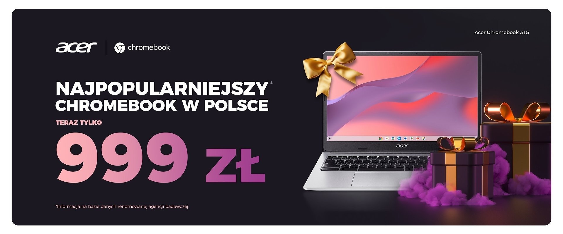 Acer Chromebook 315 - promocja