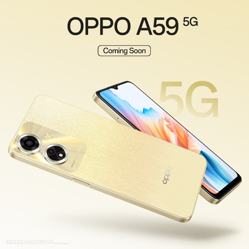 smartfon OPPO A59 5G smartphone teaser