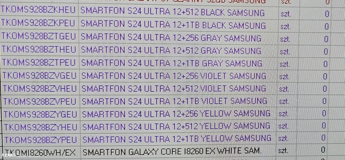 Samsung Galaxy S24 wersje dostępne w Polsce Slashleaks