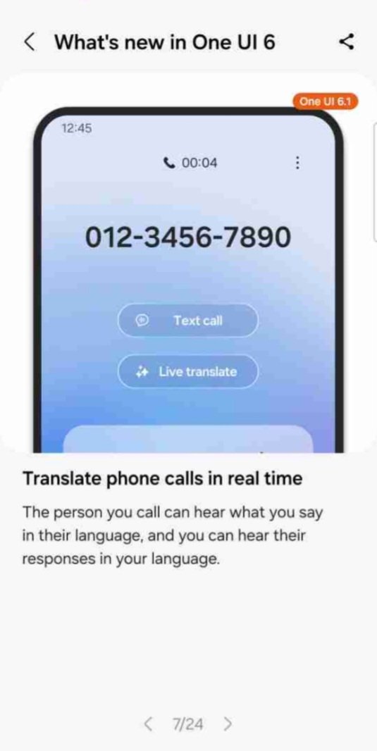 Samsung One UI 6.1 funkcje