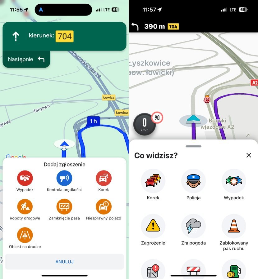 Mapy Google vs. Waze