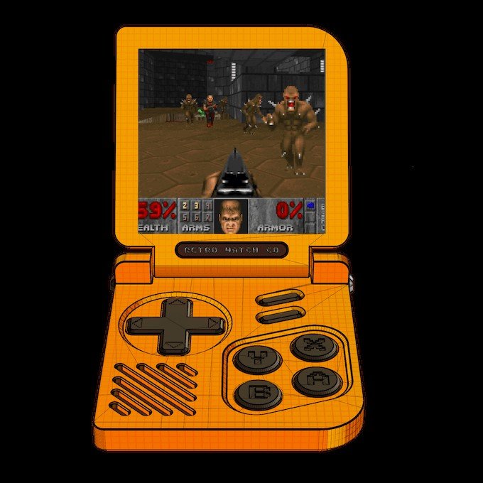 retro watch smartwatch konsola